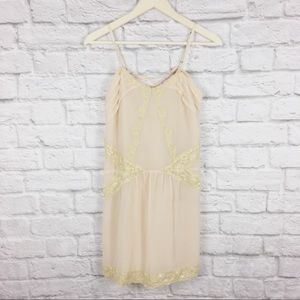 UO Kimchi Blue Lace Slip Shift Dress